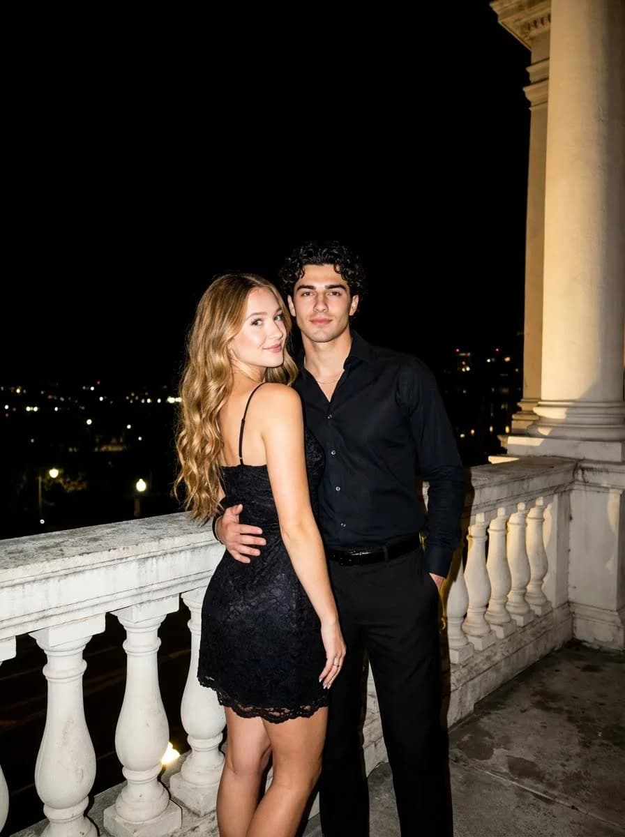 Z-Image generated urban cityscape at night with neon lights