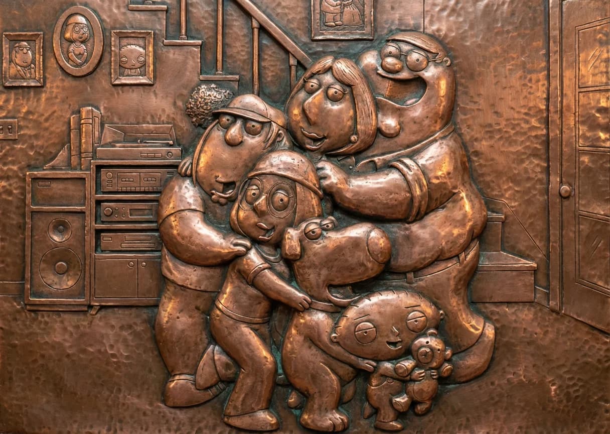 Bronze relief style AI transformation by Nano Banana Pro